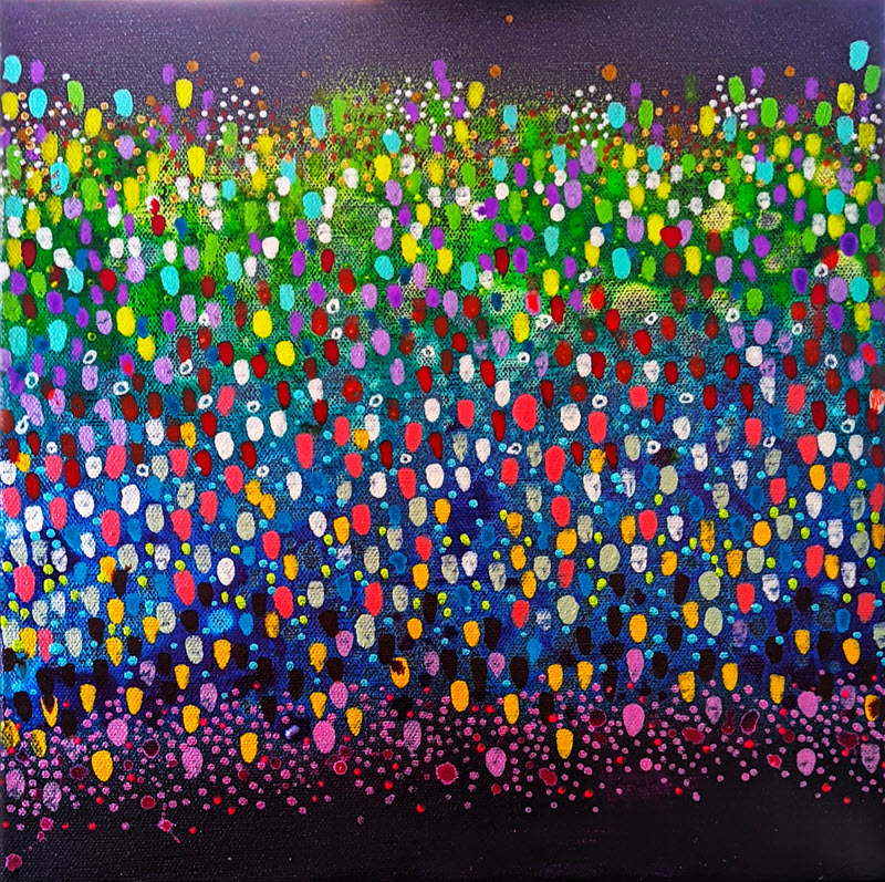 Wildflower Dream, an abstract painting by Priya Rama